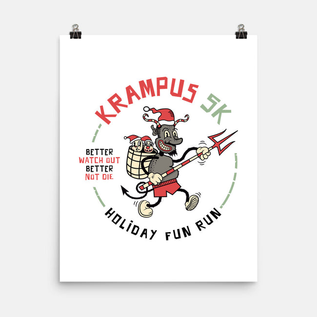 Krampus 5K Fun Run-None-Matte-Poster-hbdesign