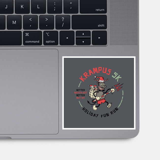 Krampus 5K Fun Run-None-Glossy-Sticker-hbdesign