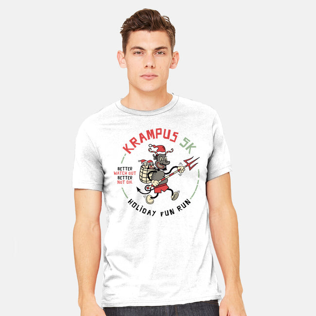 Krampus 5K Fun Run-Mens-Heavyweight-Tee-hbdesign