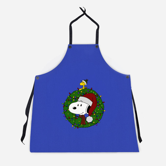 Merry Christmasnuts-Unisex-Kitchen-Apron-Alexhefe