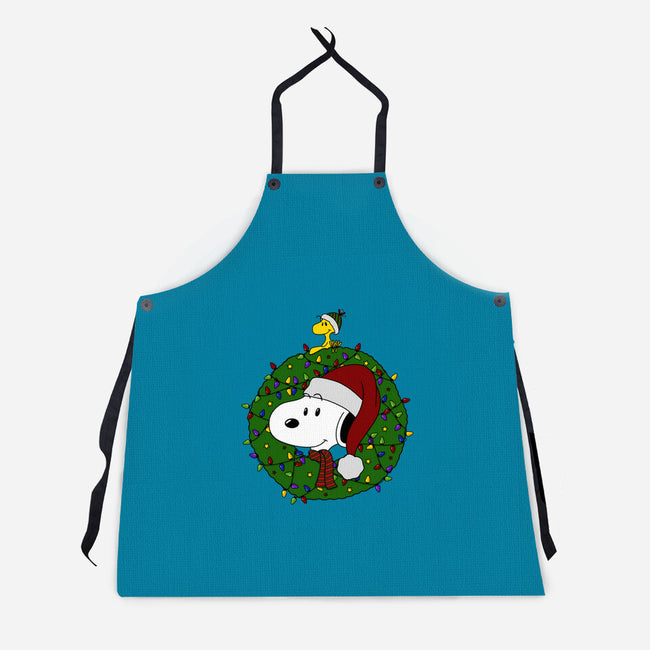 Merry Christmasnuts-Unisex-Kitchen-Apron-Alexhefe