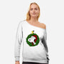 Merry Christmasnuts-Womens-Off Shoulder-Sweatshirt-Alexhefe