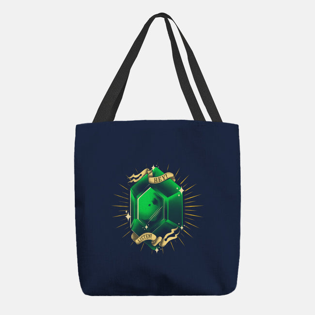 Hey Listen-None-Basic Tote-Bag-yumie