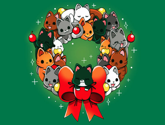 Kittens Christmas Wreath