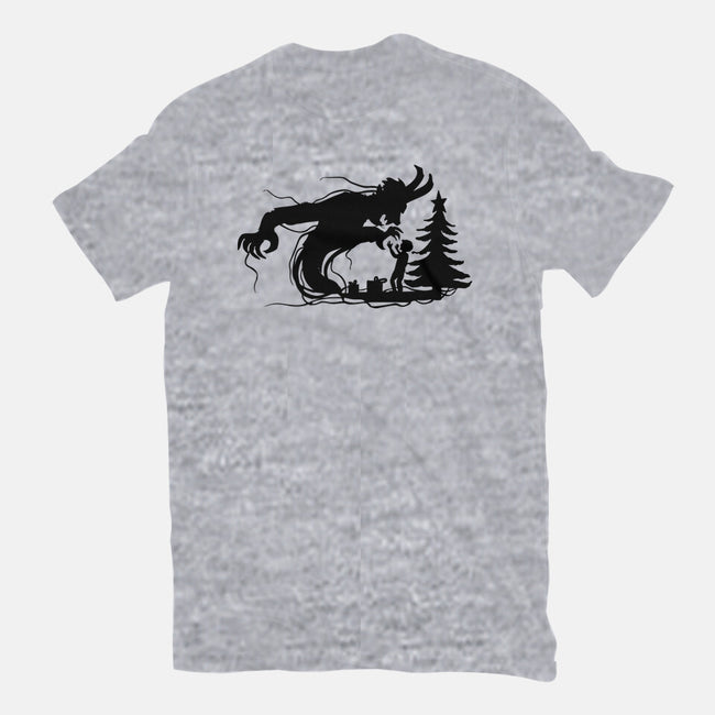 Merry Krampus Night-Womens-Fitted-Tee-dalethesk8er