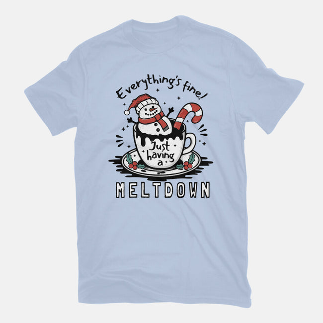 Just Having A Meltdown-Womens-Basic-Tee-Trendlory