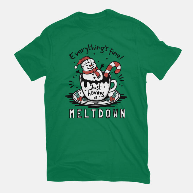 Just Having A Meltdown-Womens-Fitted-Tee-Trendlory