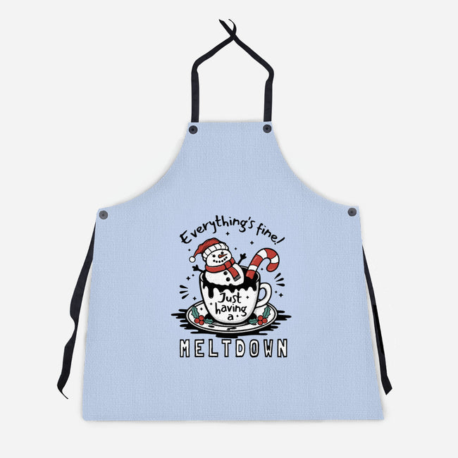 Just Having A Meltdown-Unisex-Kitchen-Apron-Trendlory