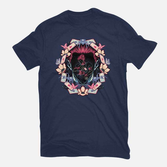 Enigmatic Magician-Womens-Fitted-Tee-glitchygorilla