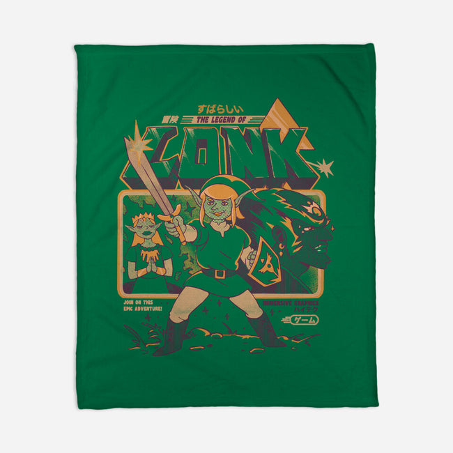 Legend Of Lonk-None-Fleece-Blanket-ilustrata