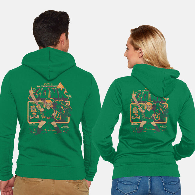 Legend Of Lonk-Unisex-Zip-Up-Sweatshirt-ilustrata