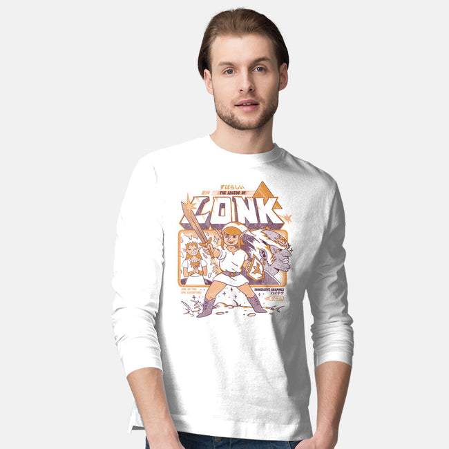 Legend Of Lonk-Mens-Long Sleeved-Tee-ilustrata