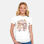 Legend Of Lonk-Womens-Fitted-Tee-ilustrata