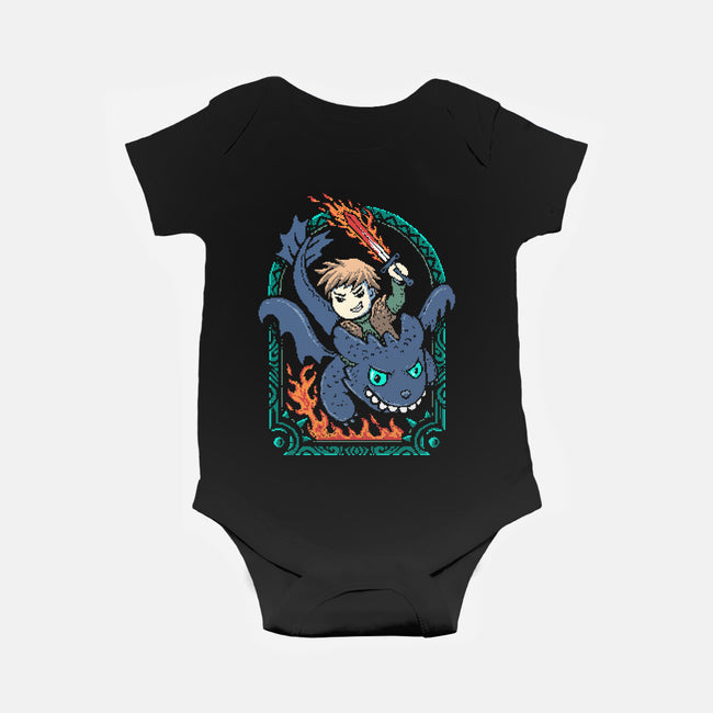 Dragon's Trainer-Baby-Basic-Onesie-marsdkart