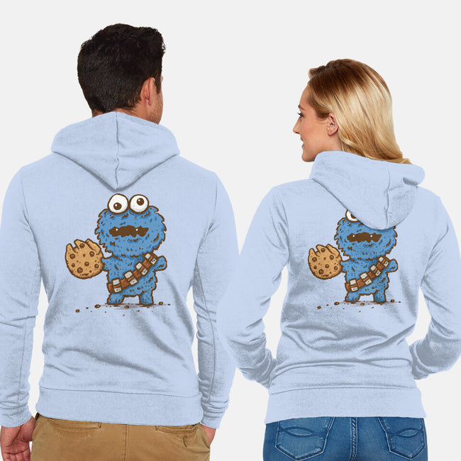 Don't Feed The Wookiee Monster-Unisex-Zip-Up-Sweatshirt-kg07