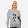 Turbo Fusion-Womens-Off Shoulder-Sweatshirt-zascanauta