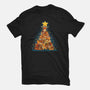 Reindeer Xmas Tree-Mens-Basic-Tee-Vallina84