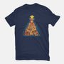 Reindeer Xmas Tree-Mens-Heavyweight-Tee-Vallina84