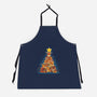 Reindeer Xmas Tree-Unisex-Kitchen-Apron-Vallina84