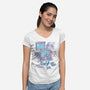 Carefree Days-Womens-V-Neck-Tee-Henrique Torres