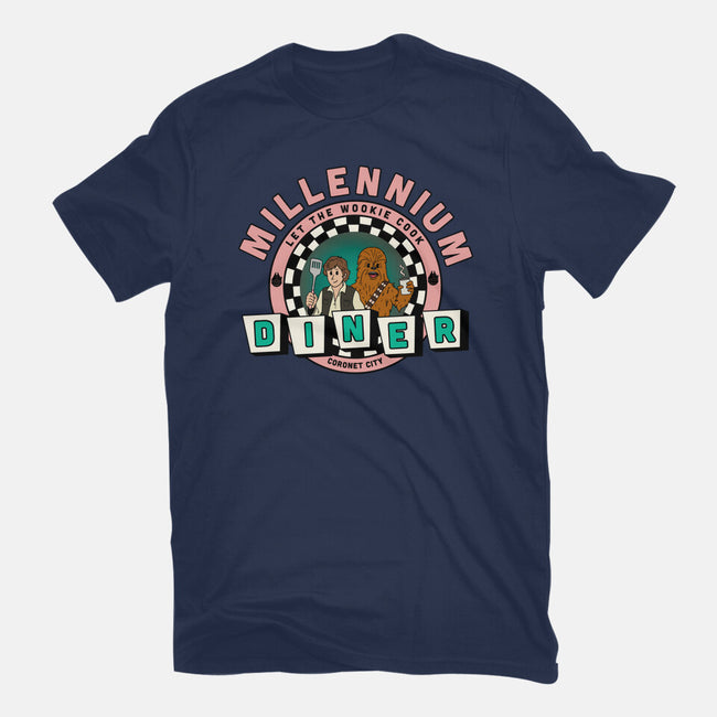 Millennium Diner-Womens-Fitted-Tee-milasneeze