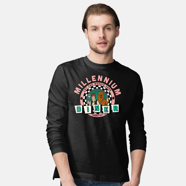 Millennium Diner-Mens-Long Sleeved-Tee-milasneeze