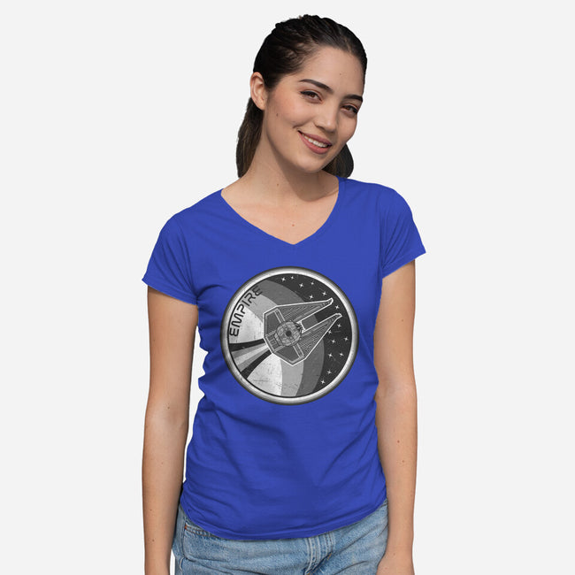 Empire-Womens-V-Neck-Tee-CarloJ1956