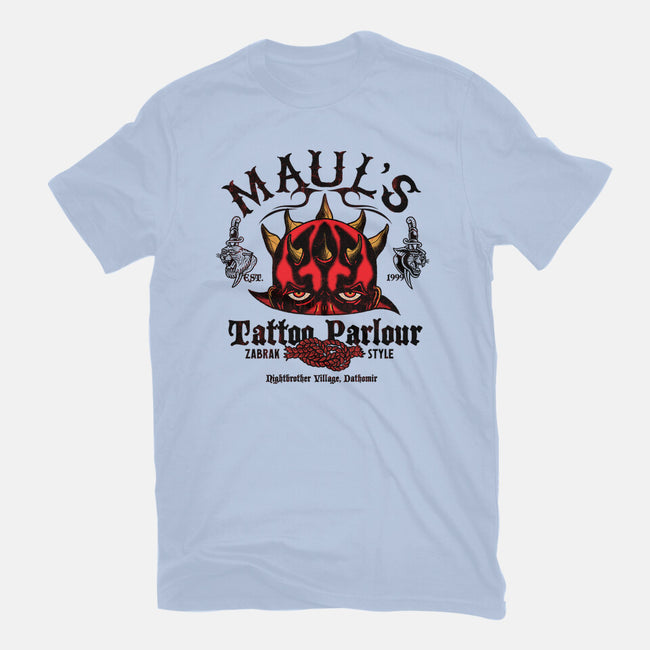 Maul's Tattoo Parlour-Womens-Fitted-Tee-Arinesart