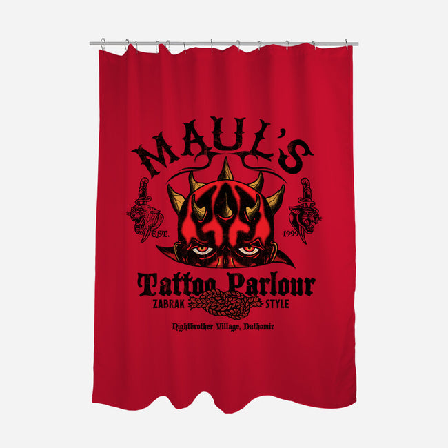 Maul's Tattoo Parlour-None-Polyester-Shower Curtain-Arinesart