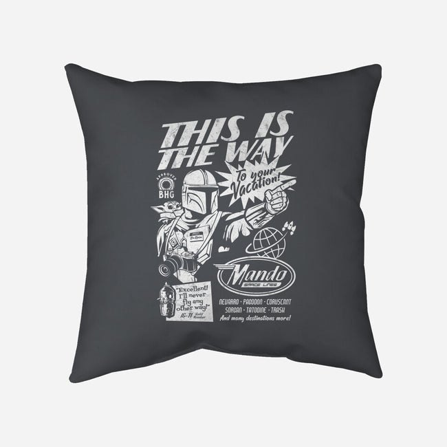 Mando Space Lines-None-Removable Cover w Insert-Throw Pillow-Arinesart