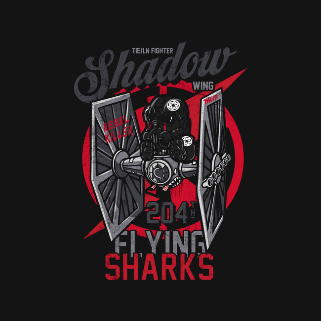 Flying Sharks-Womens-Fitted-Tee-Arinesart