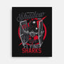 Flying Sharks-None-Stretched-Canvas-Arinesart