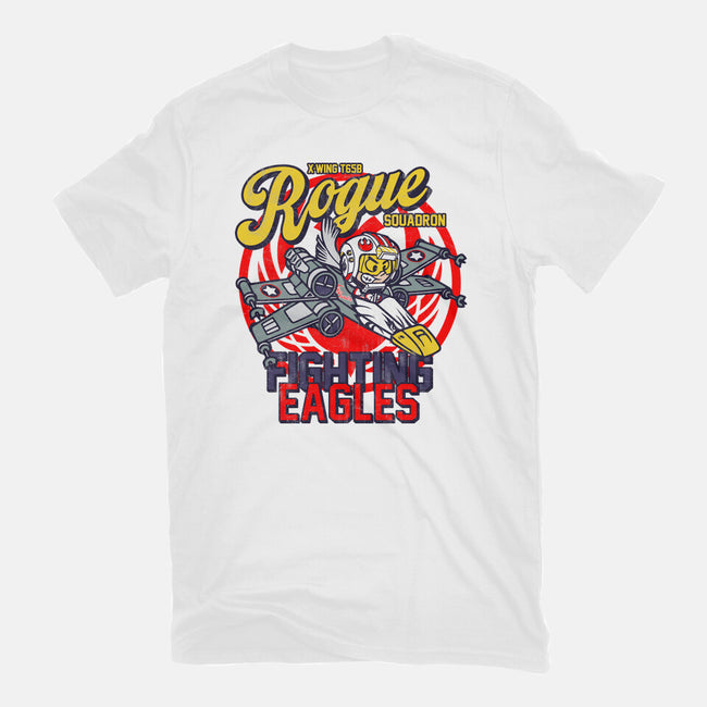 Fighting Eagles-Mens-Heavyweight-Tee-Arinesart