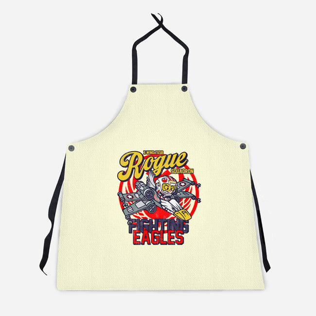 Fighting Eagles-Unisex-Kitchen-Apron-Arinesart