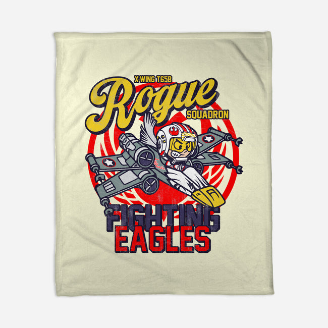 Fighting Eagles-None-Fleece-Blanket-Arinesart