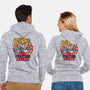 Fighting Eagles-Unisex-Zip-Up-Sweatshirt-Arinesart