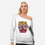 Fighting Eagles-Womens-Off Shoulder-Sweatshirt-Arinesart