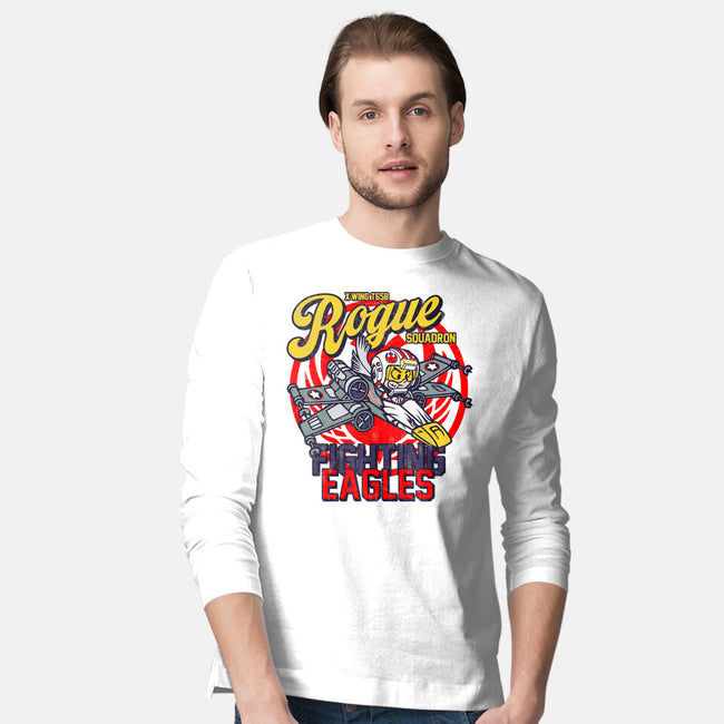 Fighting Eagles-Mens-Long Sleeved-Tee-Arinesart