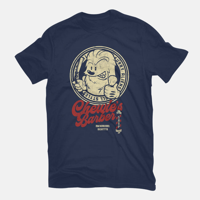 Chewie's Barber Shop-Womens-Basic-Tee-Arinesart