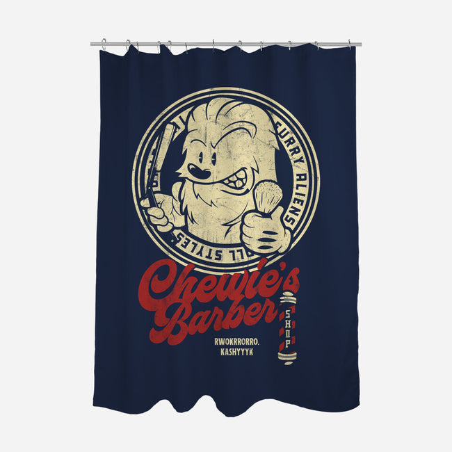 Chewie's Barber Shop-None-Polyester-Shower Curtain-Arinesart