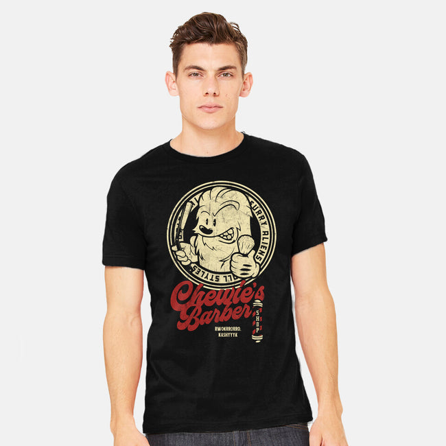 Chewie's Barber Shop-Mens-Heavyweight-Tee-Arinesart