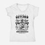 Bounty Butcher-Womens-V-Neck-Tee-Arinesart