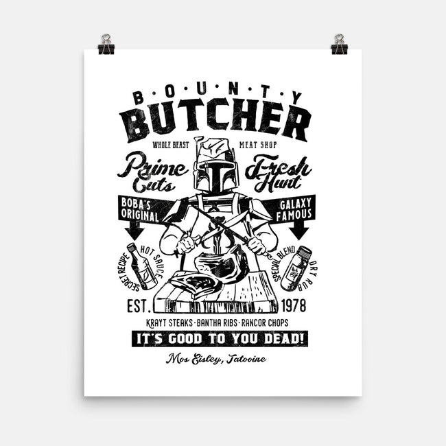 Bounty Butcher-None-Matte-Poster-Arinesart