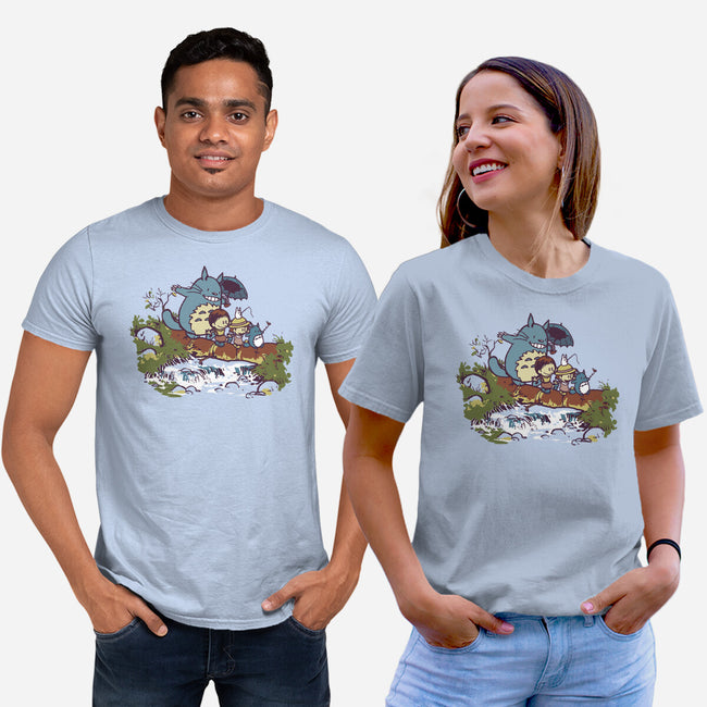 Neighbor And Friends-Unisex-Basic-Tee-Arinesart