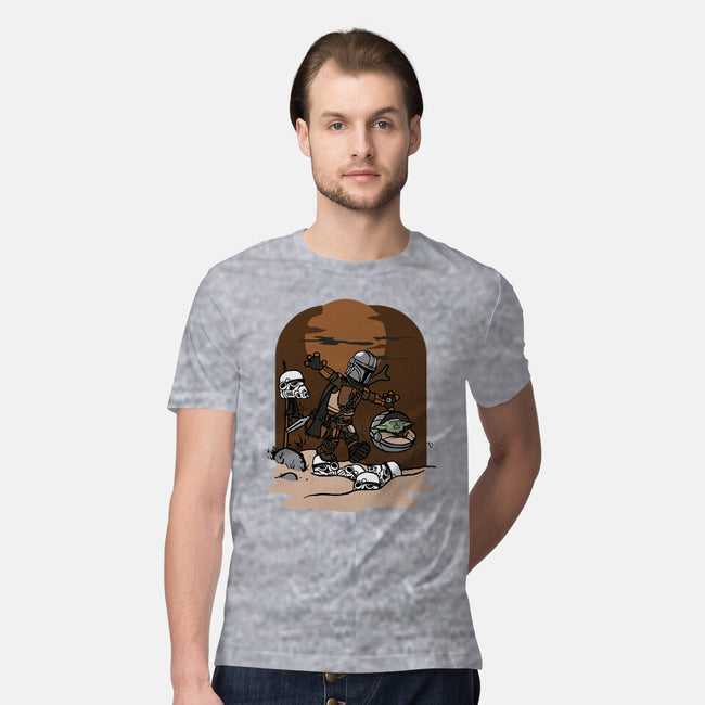 Mando And Grogu-Mens-Premium-Tee-Arinesart