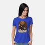 Mando And Grogu-Womens-Basic-Tee-Arinesart