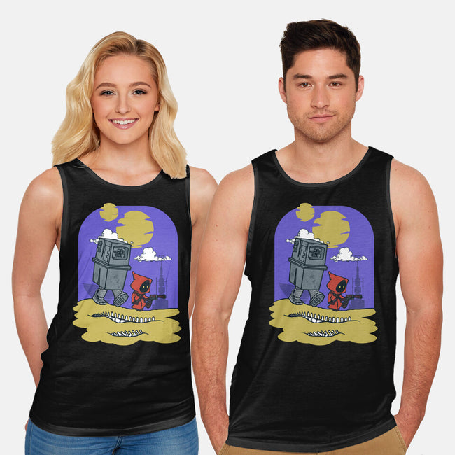 Jawa And Droid-Unisex-Basic-Tank-Arinesart