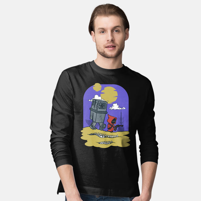 Jawa And Droid-Mens-Long Sleeved-Tee-Arinesart