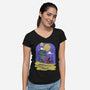 Jawa And Droid-Womens-V-Neck-Tee-Arinesart