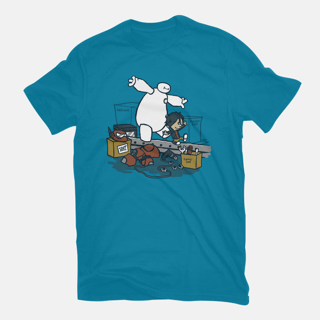 Hiro And Baymax-Mens-Heavyweight-Tee-Arinesart